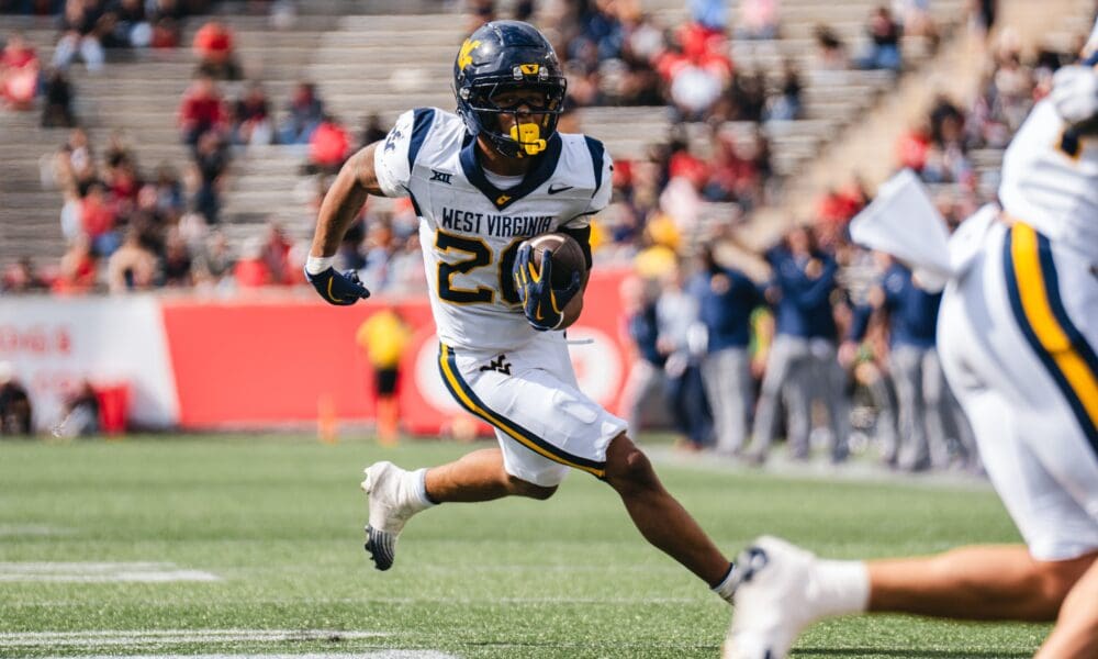WVU Football RB Diore Hubbard at Houston