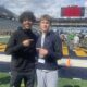 WVU Football TE Jacob Barrick and Rocco Griguoli