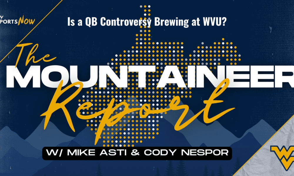 WVU Football QB Controversy Mountaineer Report Graphic