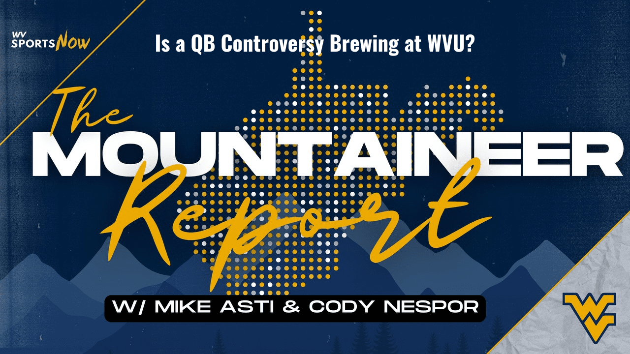 WVU Football QB Controversy Mountaineer Report Graphic