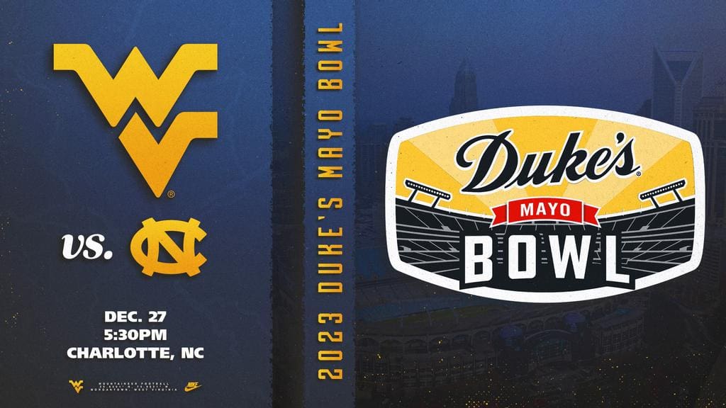 WVU-UNC Duke's Mayo Bowl graphic