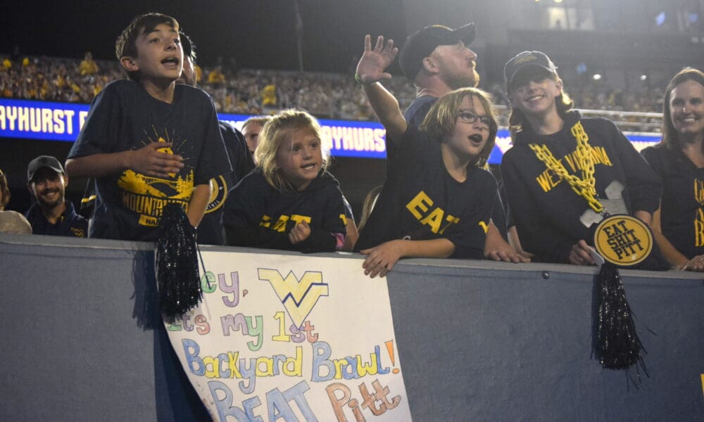 WVU Football fans stock ESP Pitt