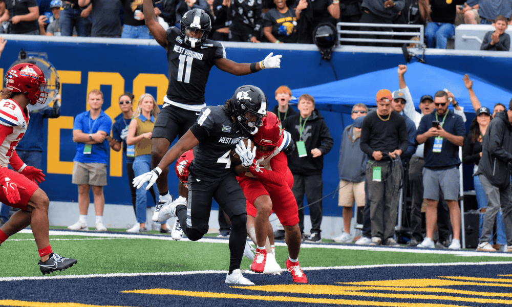 WVU RB Cam Cook Touchdown Coal Rush