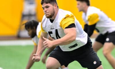 Zach Frazier at Steelers rookie camp