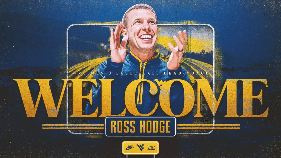 WVU Basketball HC Ross Hodge graphic