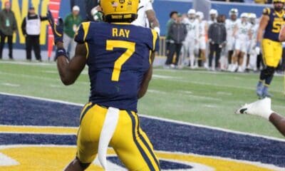 WVU Football WR Traylon Ray touchdown catch