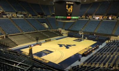 WVU Coliseum empty